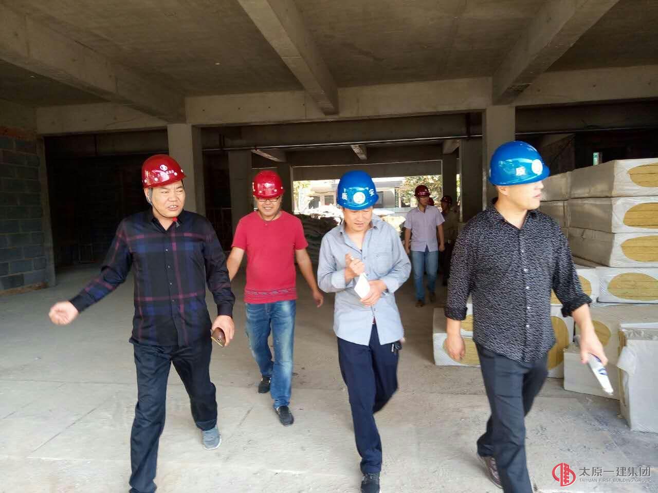 直屬三分公司屯留二中新建教學樓項目順利通過主體驗收