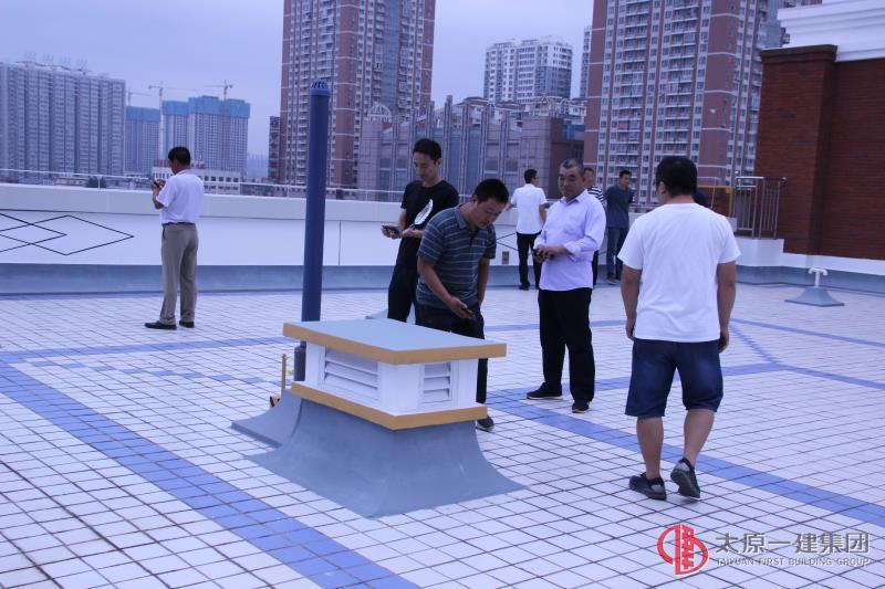 集團(tuán)公司組織各基層單位參觀學(xué)習(xí)育英中學(xué)新校建設(shè)項(xiàng)目